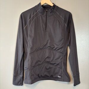 Oros Medium Women’s Quarter Zip Solarcore Insulated Hiking Pullover Black